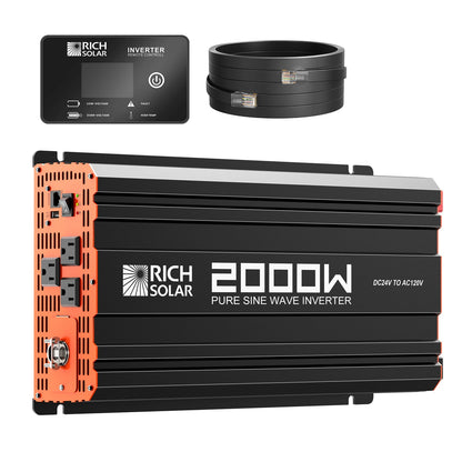 NOVA PURE MAX 2K inverter angled view showing chassis and control panel