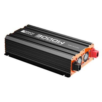 NOVA PURE MAX 3K inverter side profile showing cooling vents
