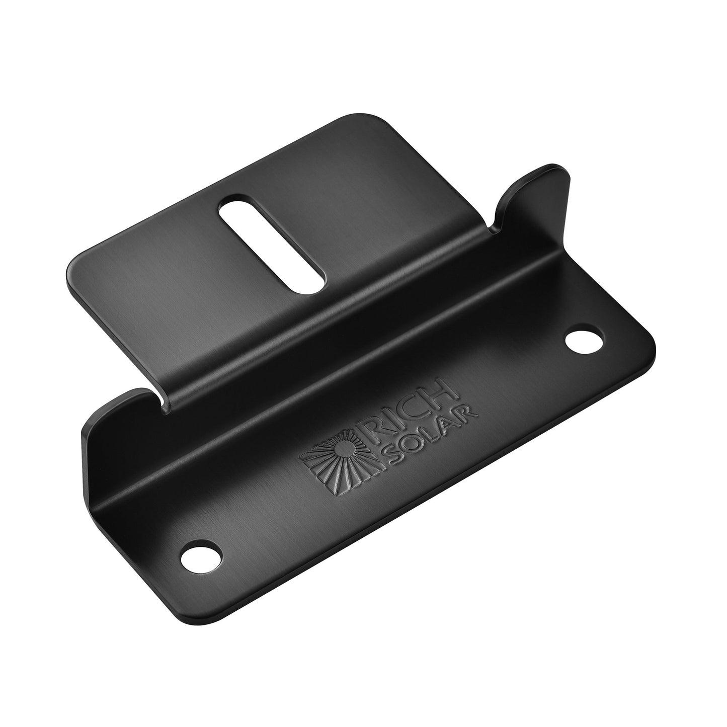 Black 3/4 inch Z-bracket shown in profile