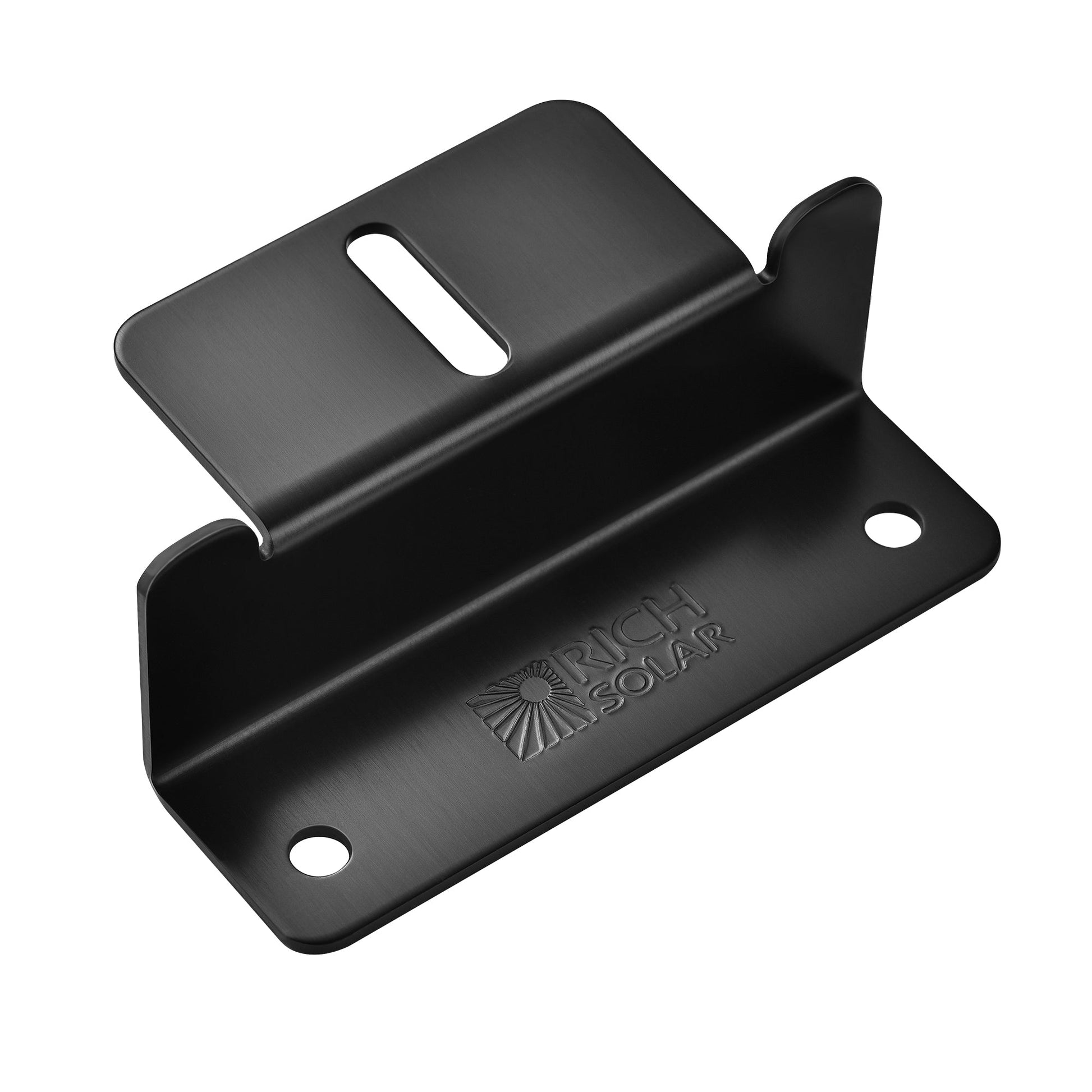 Black 1 1/4 inch Z-bracket shown in profile