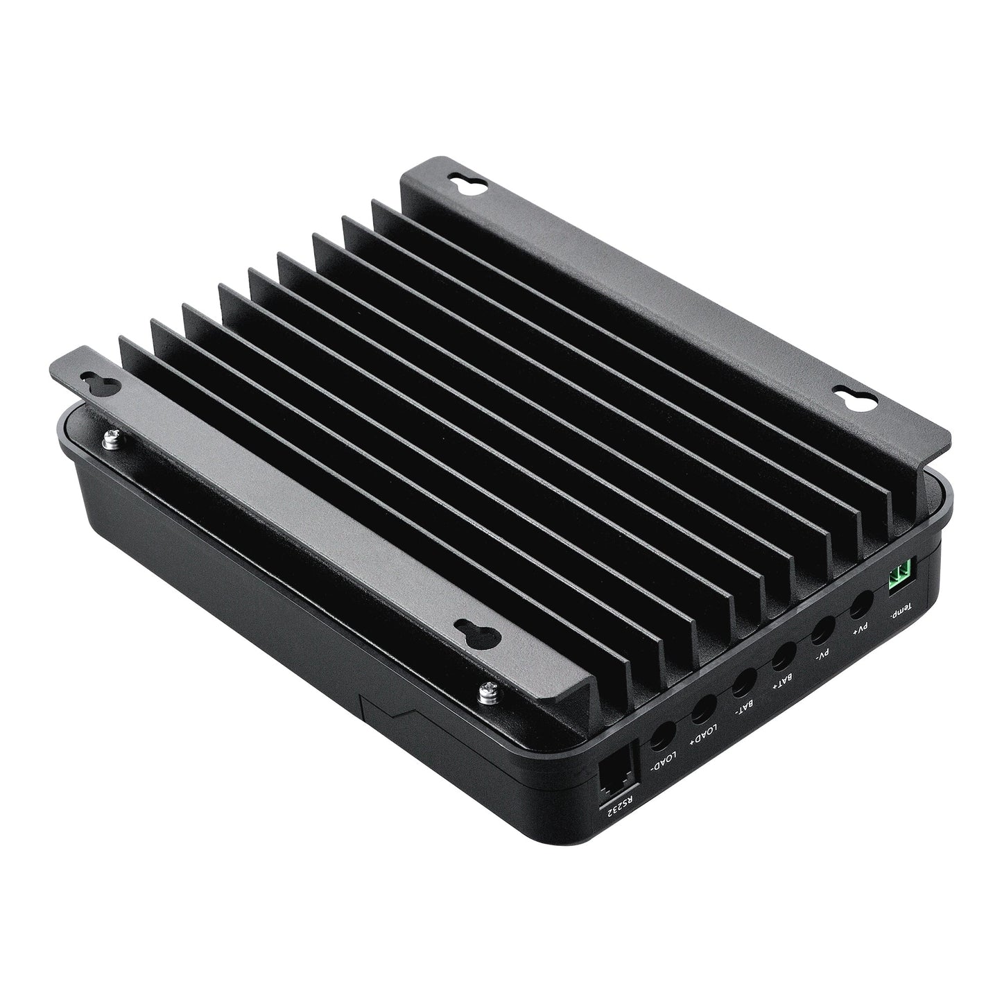 20 amp MPPT solar charge controller, detail view