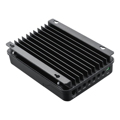 20 amp MPPT solar charge controller, detail view