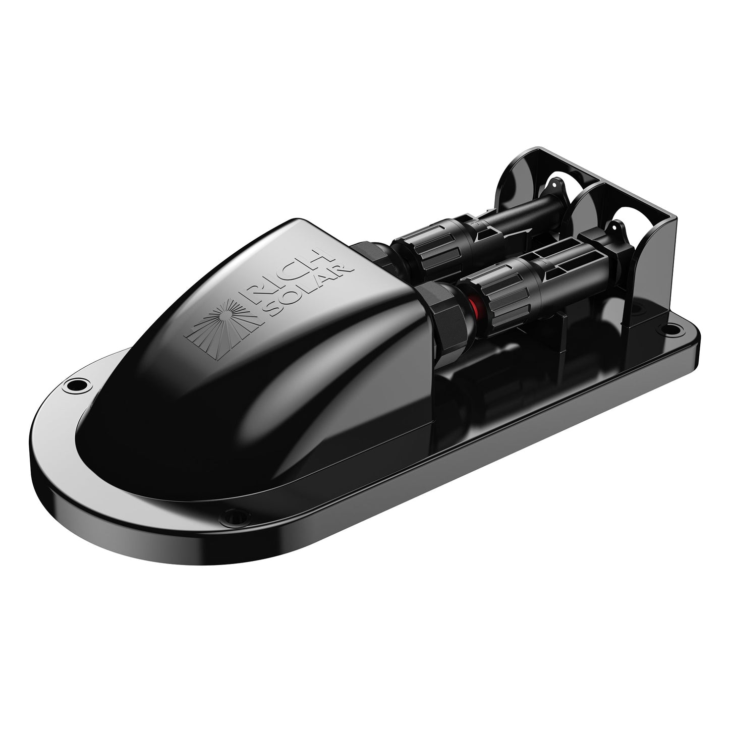 RS-G02 cable entry plate with IP68 PG9 gland head, front view