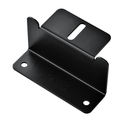 Black 2 inch Z-bracket showing the taller standoff